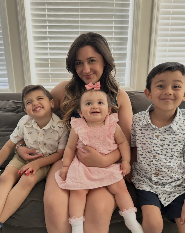 Jordan with his kids