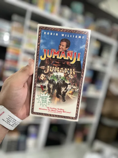 Sealed VHS of Jumanji
