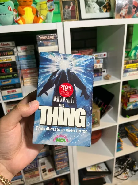 Sealed VHS of John Carpenter's The Thing